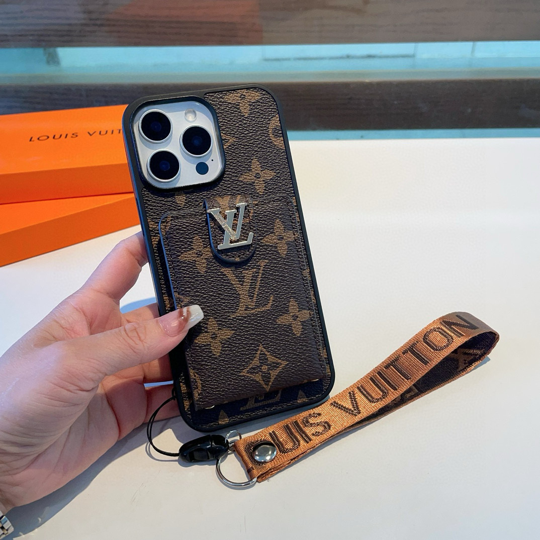 iPhoneケースLouis Vuitton モノグラム スマホケース カード収納 2色入 💼