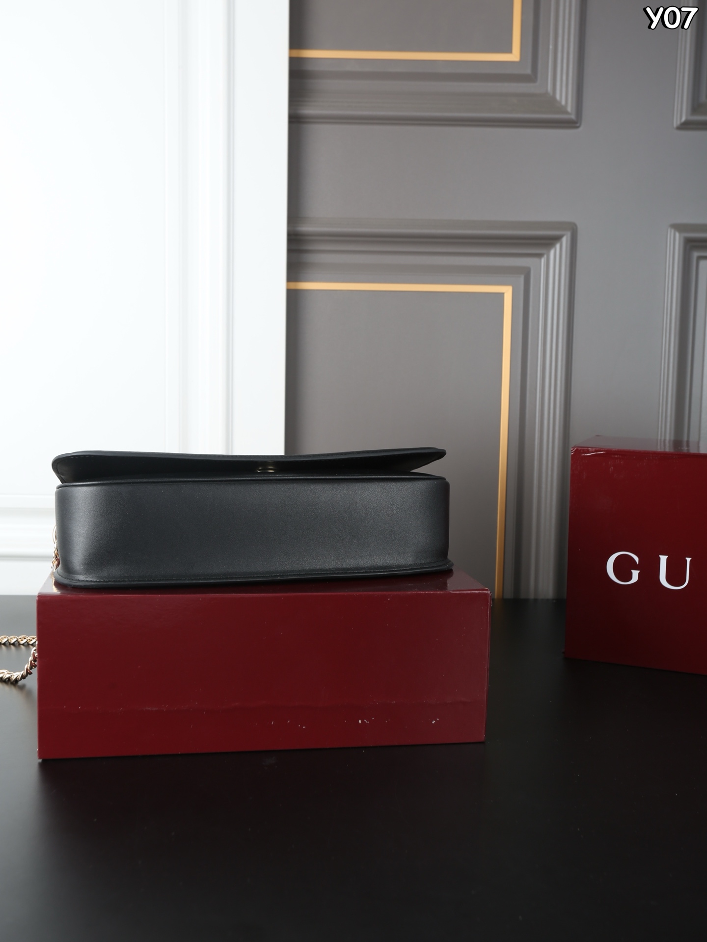 GUCCI ブランド ブラック ブラウン ブラック ショルダーバッグ 😎 - 画像 4