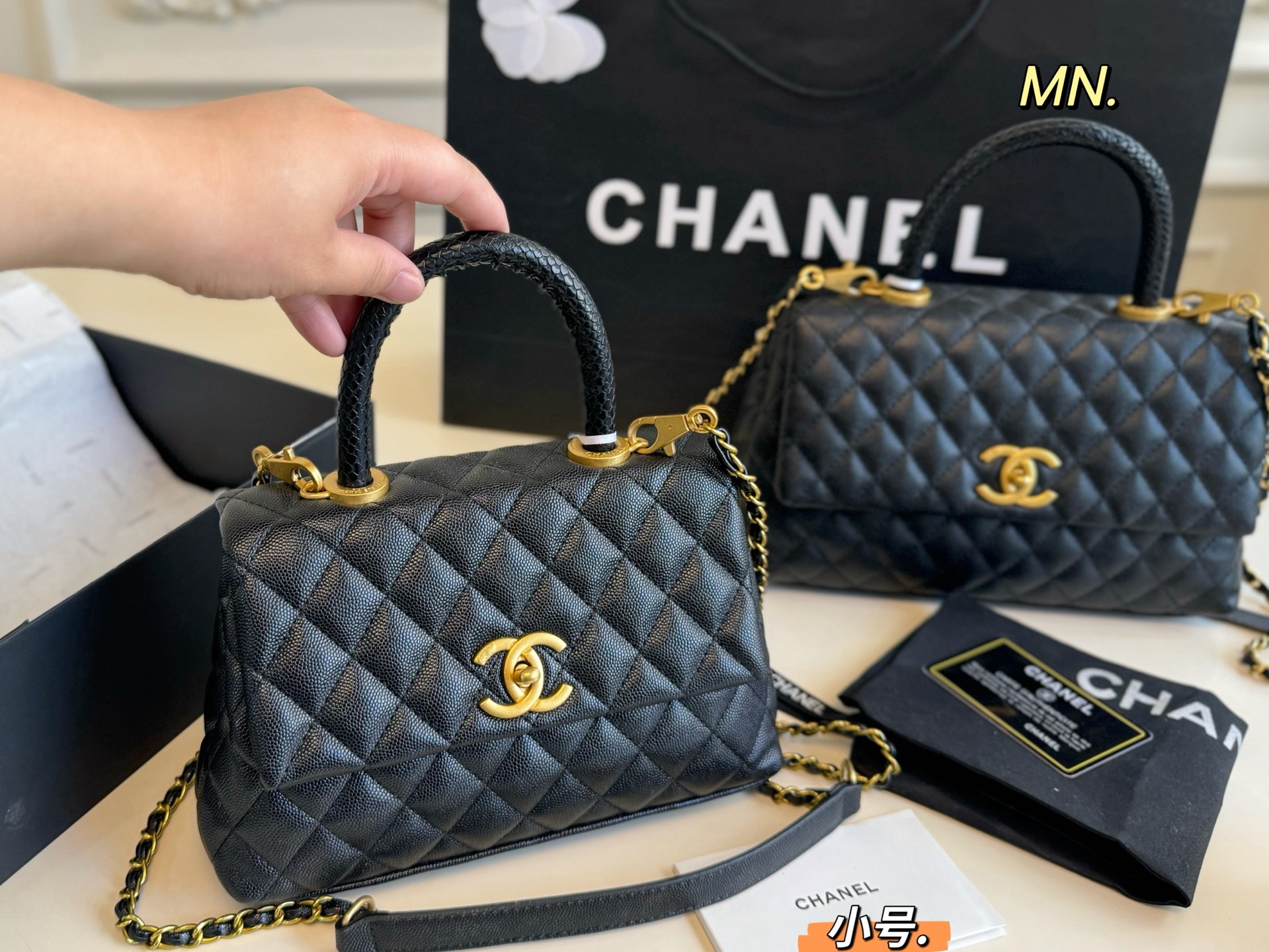エレガントな CHANEL シャネル ファッション レザー ポーチ 1色入 🖤 - 画像 2
