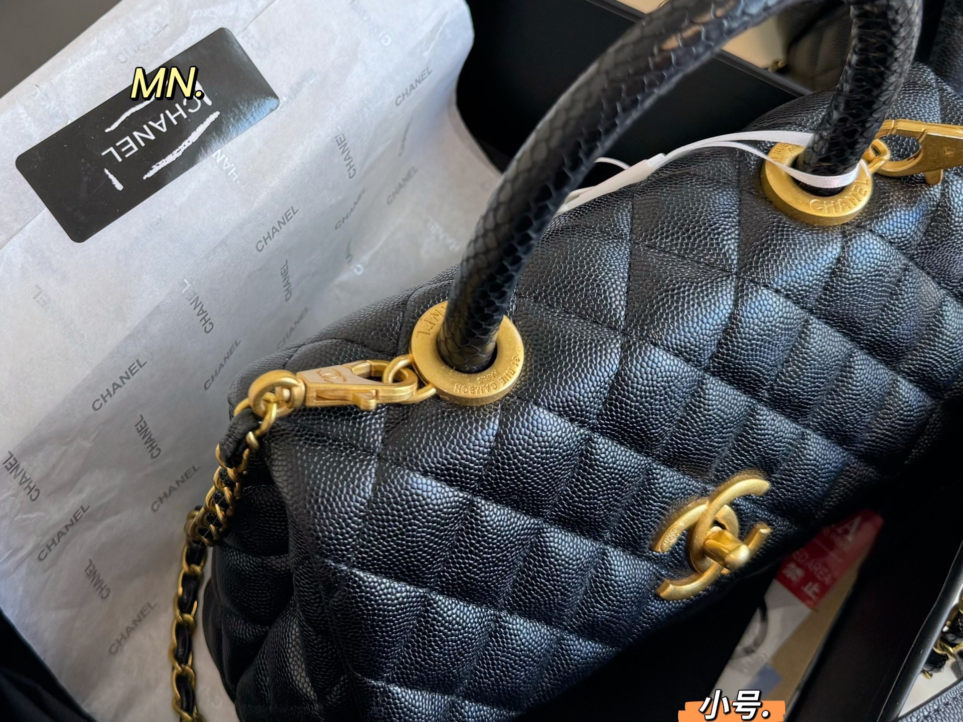 エレガントな CHANEL シャネル ファッション レザー ポーチ 1色入 🖤 - 画像 3