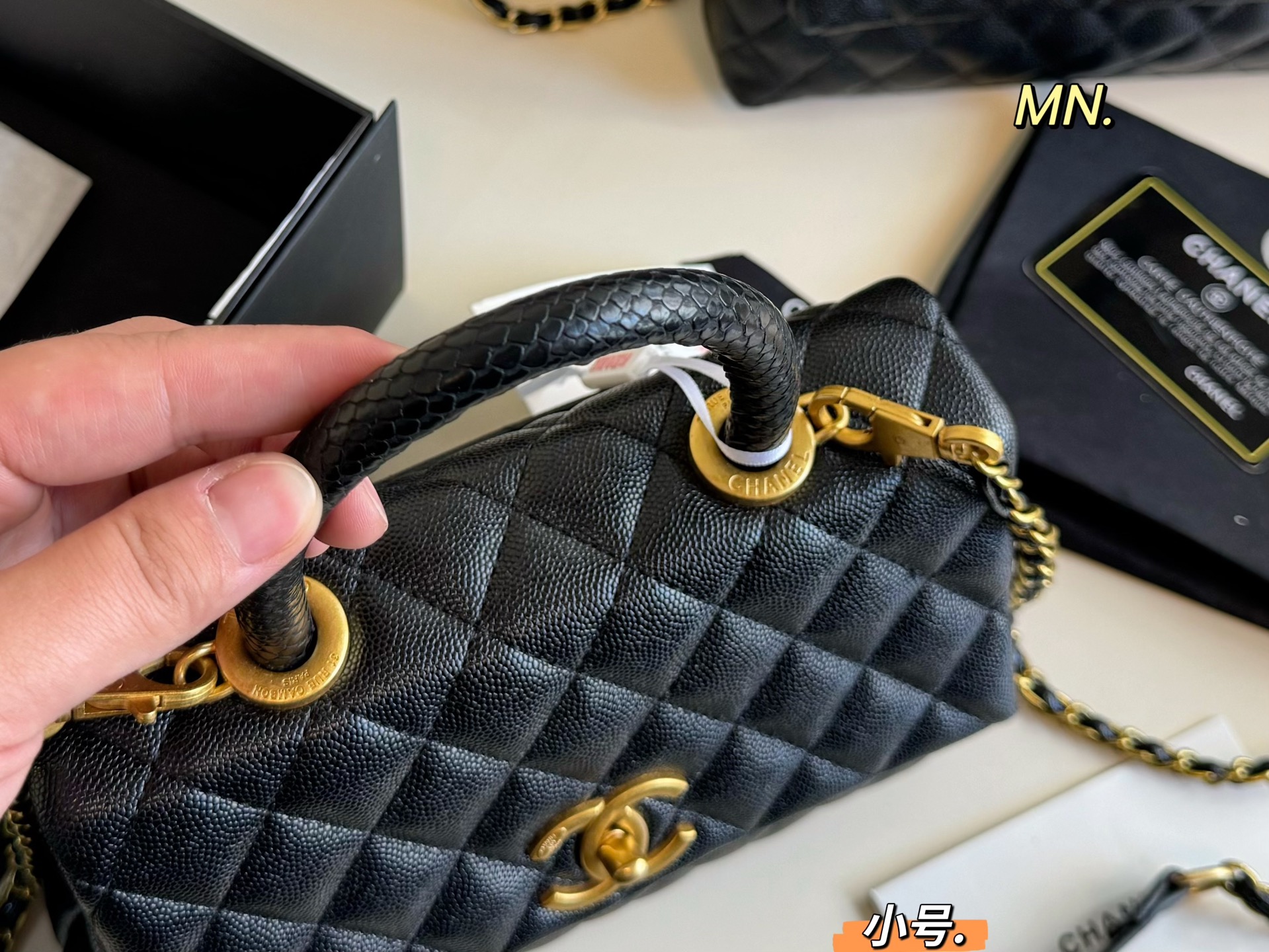 エレガントな CHANEL シャネル ファッション レザー ポーチ 1色入 🖤 - 画像 5