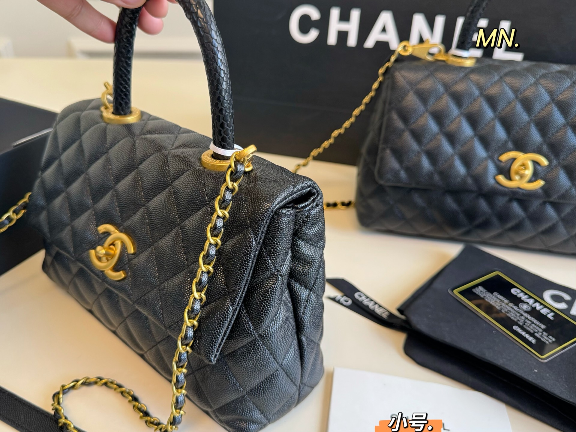 エレガントな CHANEL シャネル ファッション レザー ポーチ 1色入 🖤 - 画像 7