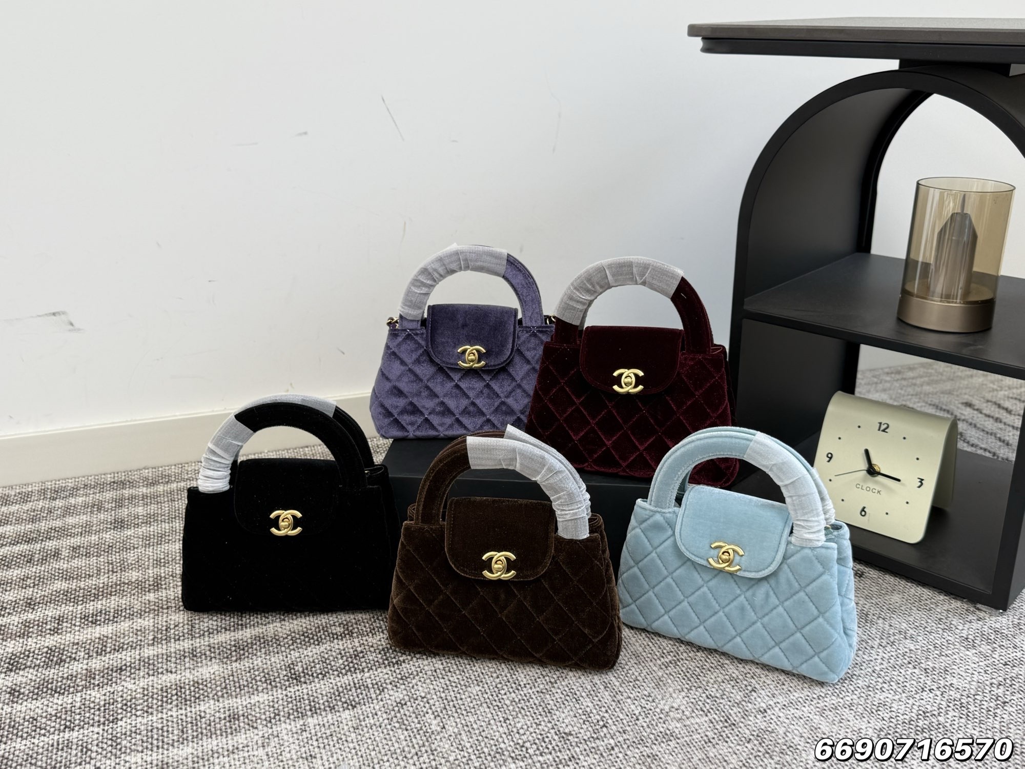 ✨ Chanel ヴェルヴェットミニバッグ 5色入 💐