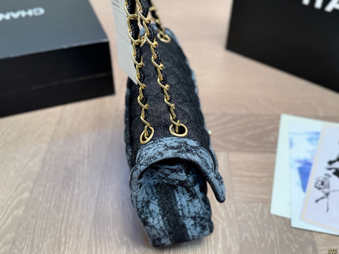Chanel ミニ2.55 デニム ブルー 2色入 🎁 - 画像 4