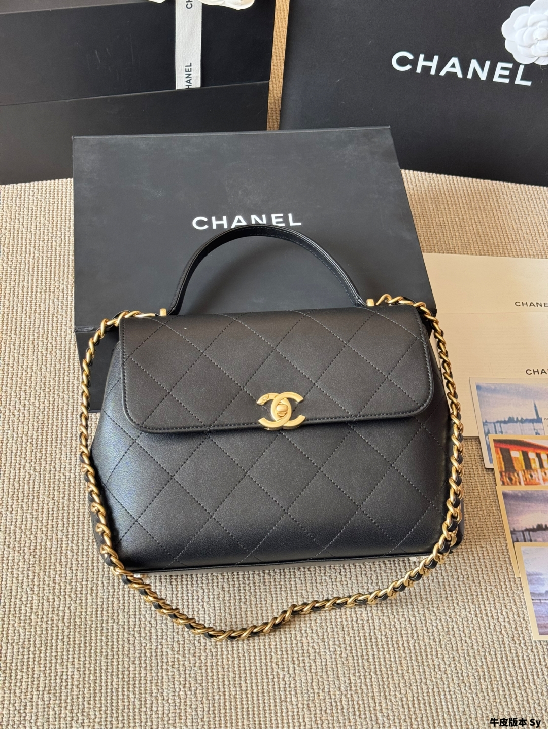 CHANEL ファッションバッグ 黒 2WAY ハンドバッグ 1個