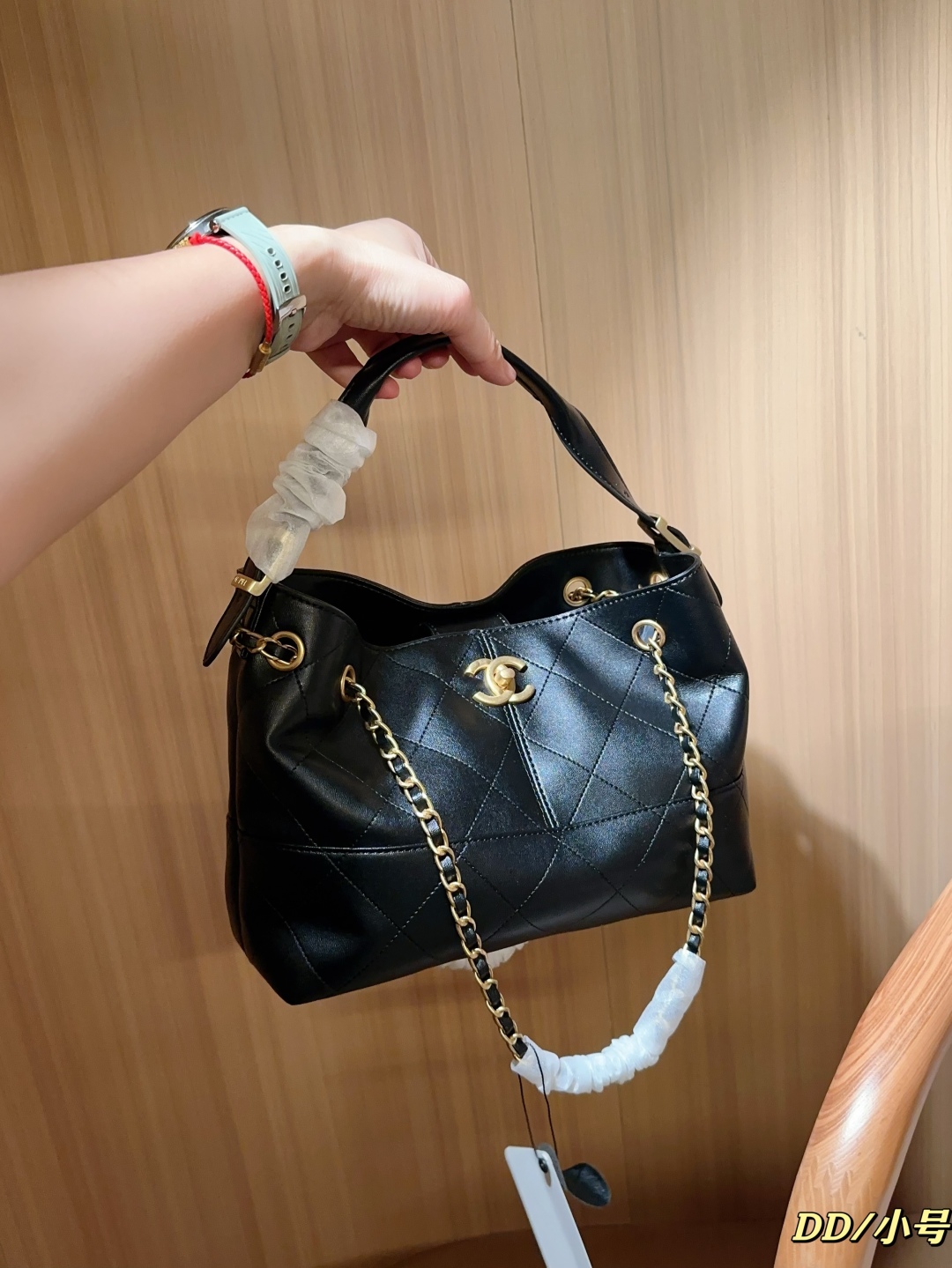 Chanel ブラック キャンバス ハンドバッグ 1色入 🖤 - 画像 3