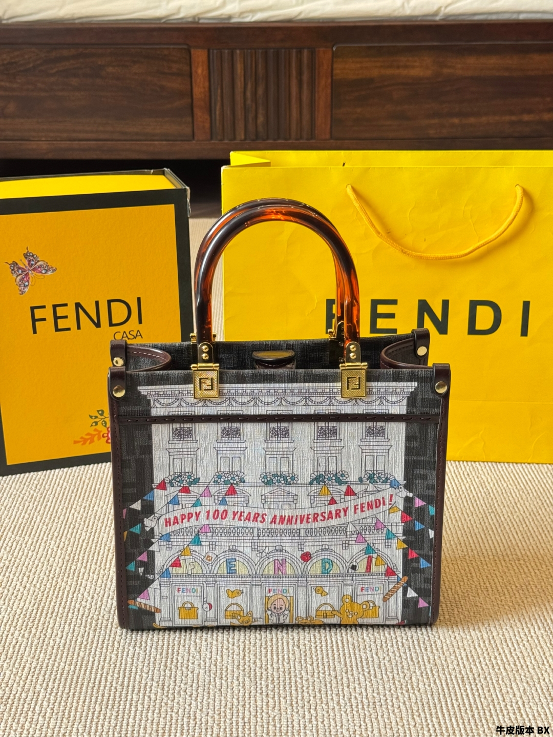 FENDI 100周年纪念手提包 1色入 🎉 - 画像 2