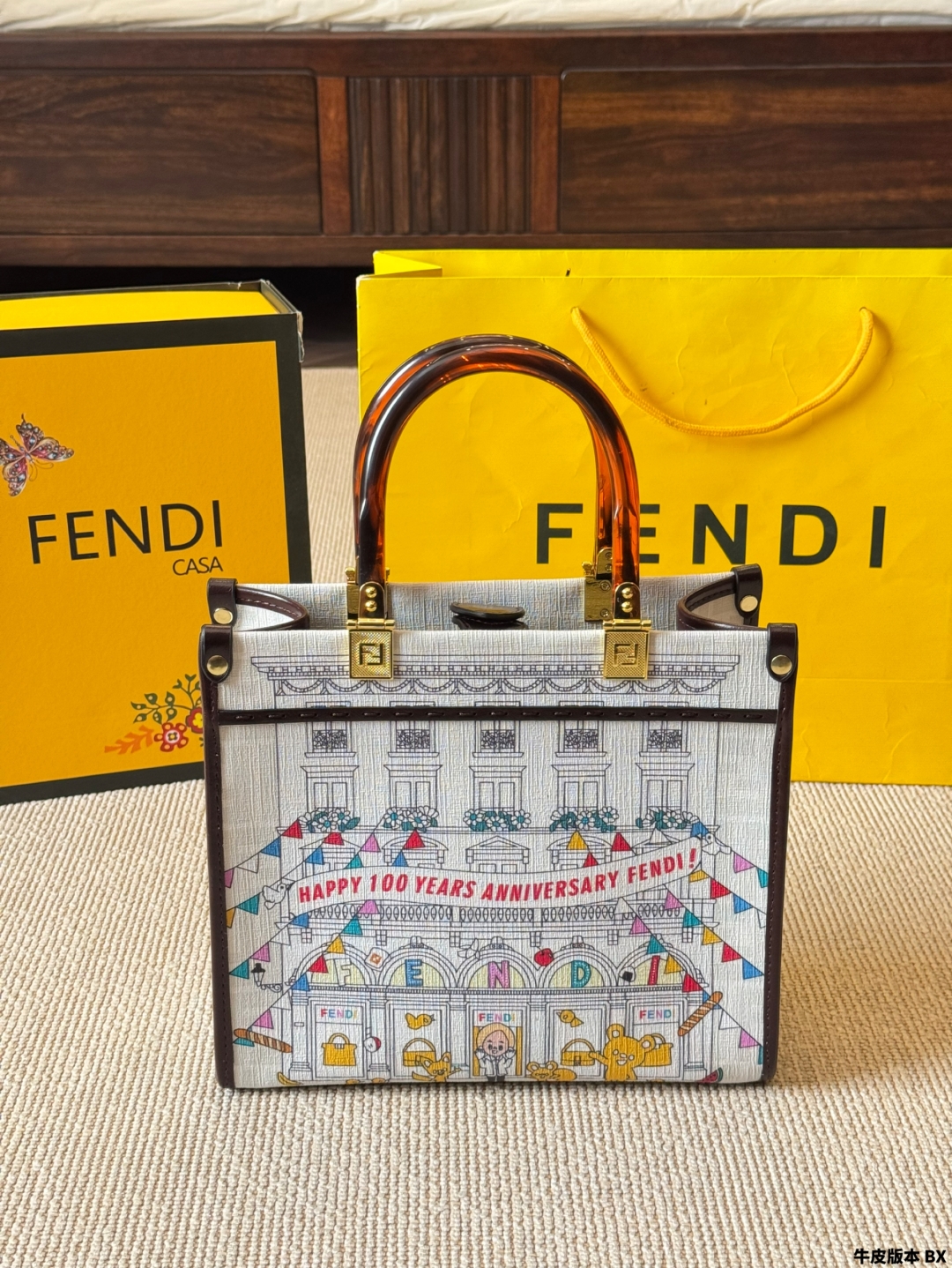 FENDI 100周年纪念手提包 1色入 🎉 - 画像 3