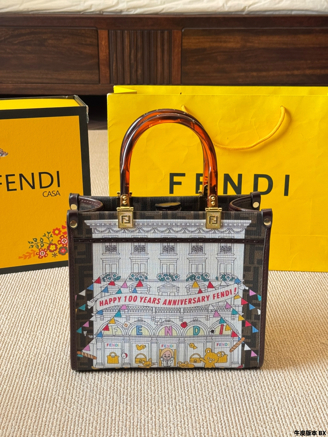 FENDI 100周年纪念手提包 1色入 🎉 - 画像 4