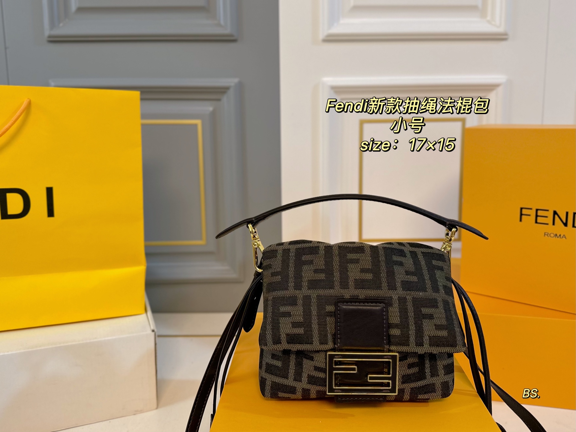 Fendi 新作 ブランド ポーチ ファンシー バッグ 17×15cm 🎩
