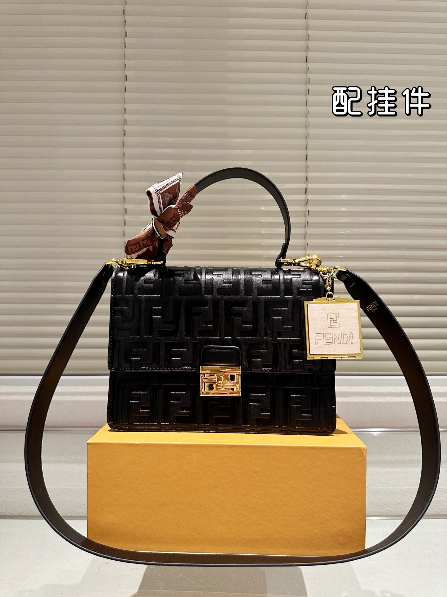 FENDI バッグ 2色入 ショルダー ミニボストンバッグ 🎂