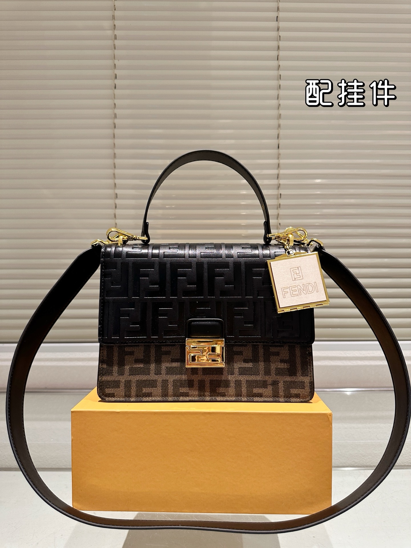 FENDI バッグ 2色入 ショルダー ミニボストンバッグ 🎂 - 画像 3