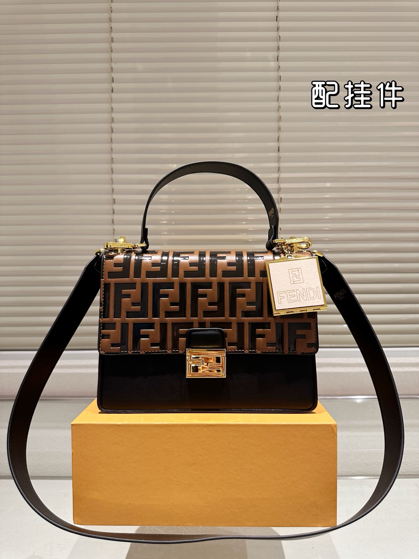FENDI バッグ 2色入 ショルダー ミニボストンバッグ 🎂 - 画像 4