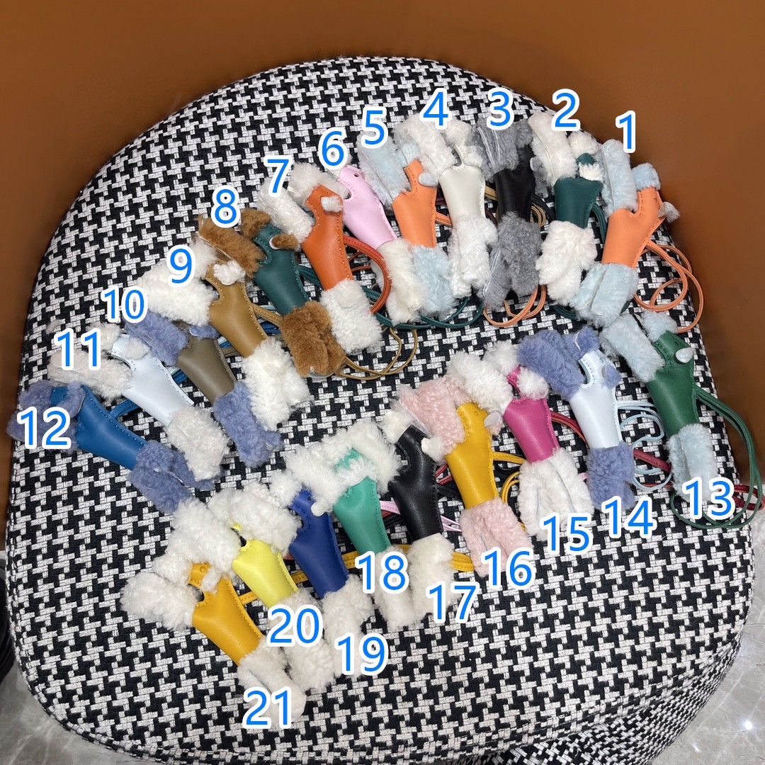 ふわふわ　可愛い　エルメス　バッグチャーム　Hermes　バディ　Buny　アクセサリー　21色　犬ちゃん - 画像 4