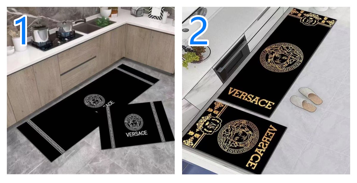 Versace　ヴェルサーチ　カーペット/人気マット/絨毯　長方形　キッチンマット/トイレマット　ベッドルーム浴室オフィス　新居マット