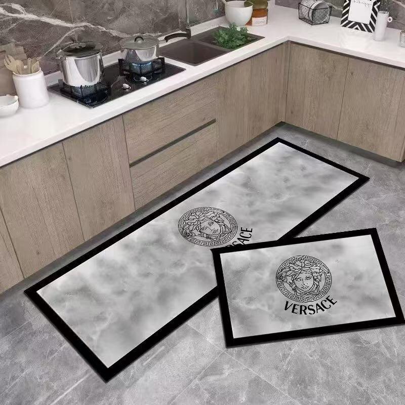 Versace　ヴェルサーチ　人気マット　カーペット　キッチンマット　トイレマット　ベッドルーム浴室オフィス　絨毯長方形　新居マット - 画像 4