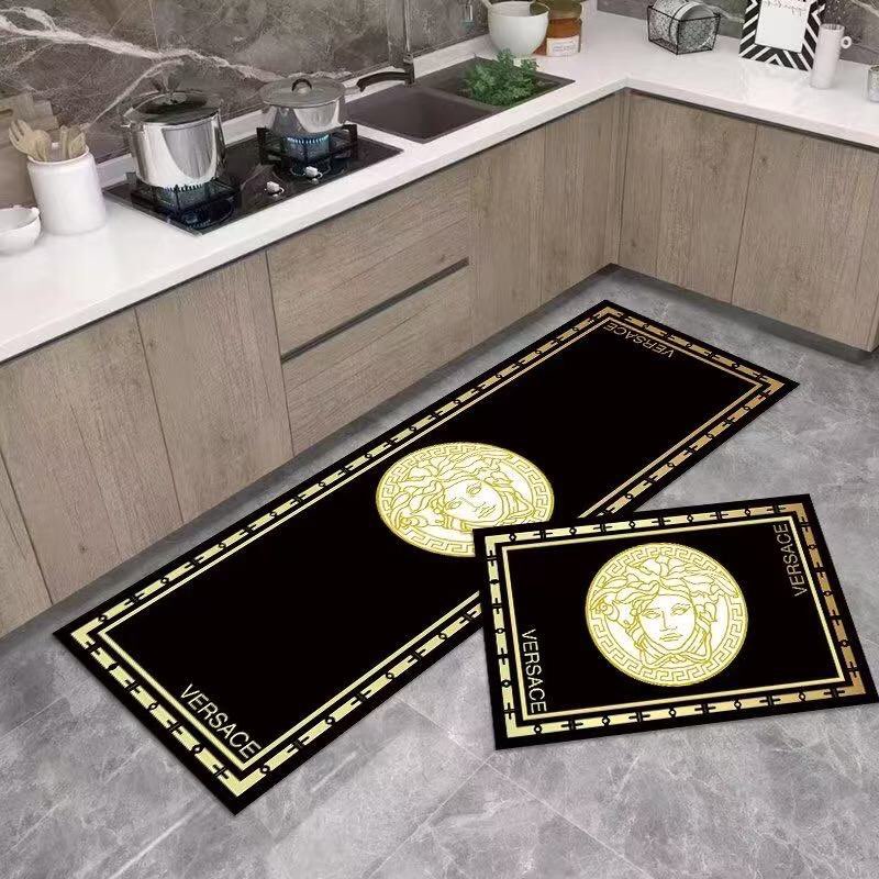 Versace　ヴェルサーチ　人気マット　カーペット　キッチンマット　トイレマット　ベッドルーム浴室オフィス　絨毯長方形　新居マット - 画像 2
