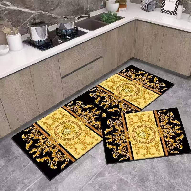 Versace人気マット　ヴェルサーチカーペット/絨毯長方形　キッチンマット/トイレマット　ベッドルーム浴室オフィス　新居マット - 画像 2