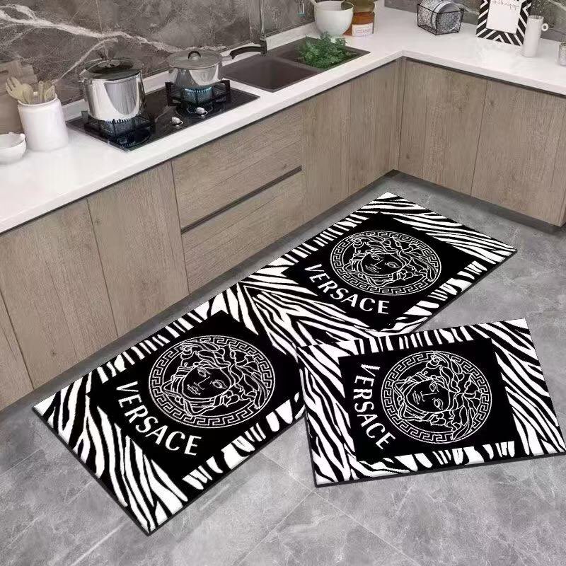 Versace人気マット　ヴェルサーチカーペット/絨毯長方形　キッチンマット/トイレマット　ベッドルーム浴室オフィス　新居マット - 画像 3