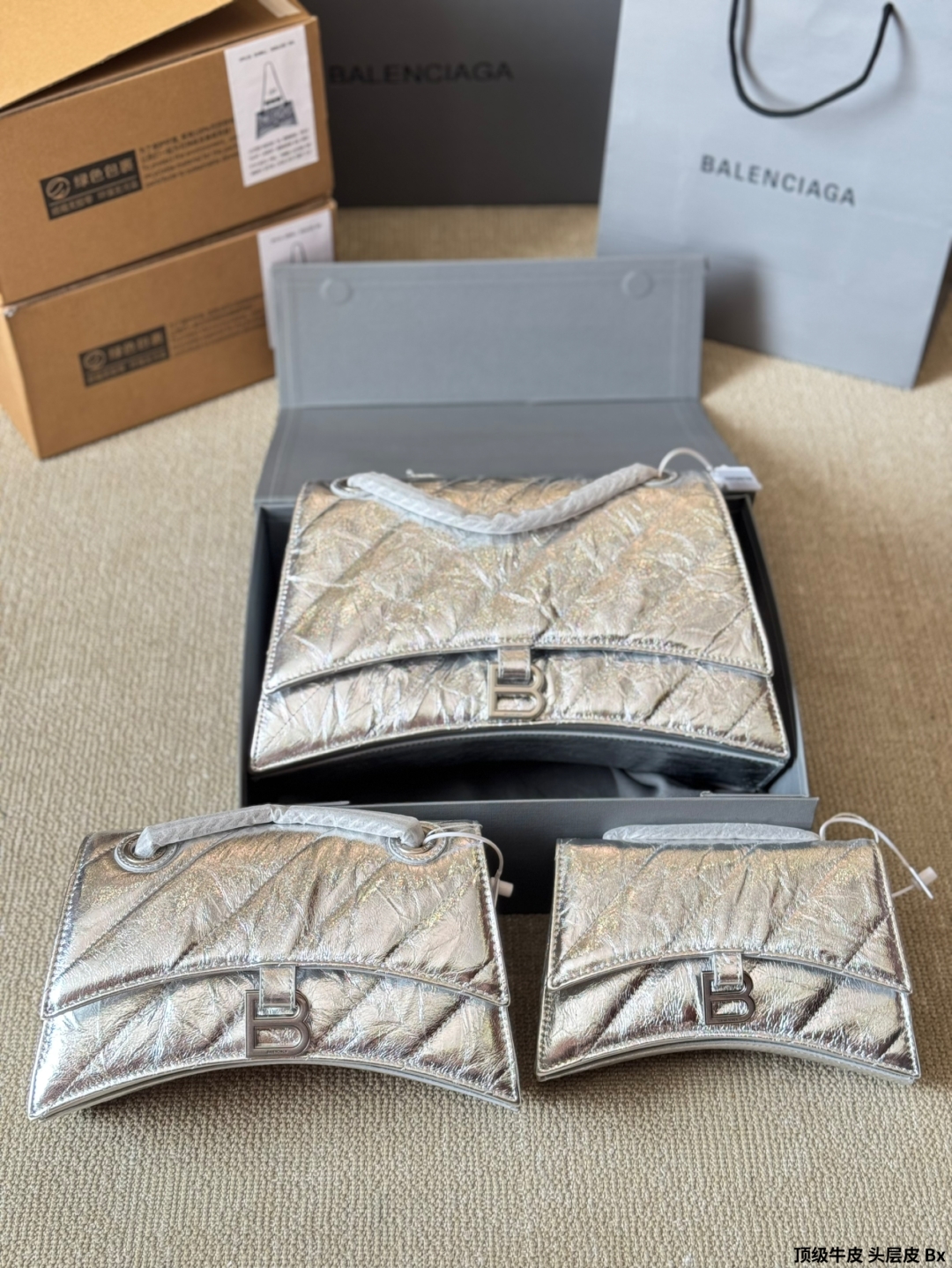 BALenciaga バッグ 3色入 シルバー ファッション レディース 🌟