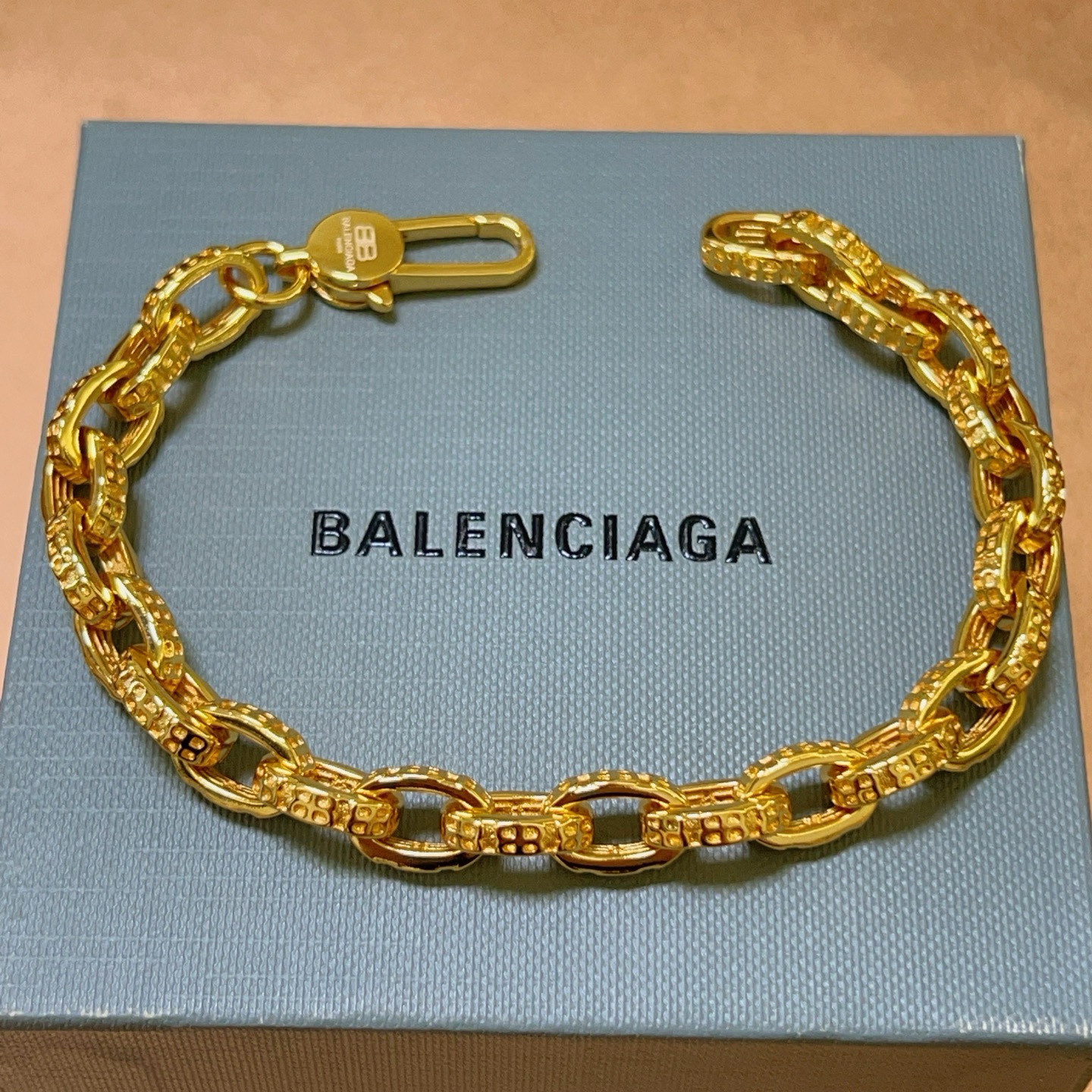 BALENCIAGA ブレスレット 金 メンズ 1色入 💛