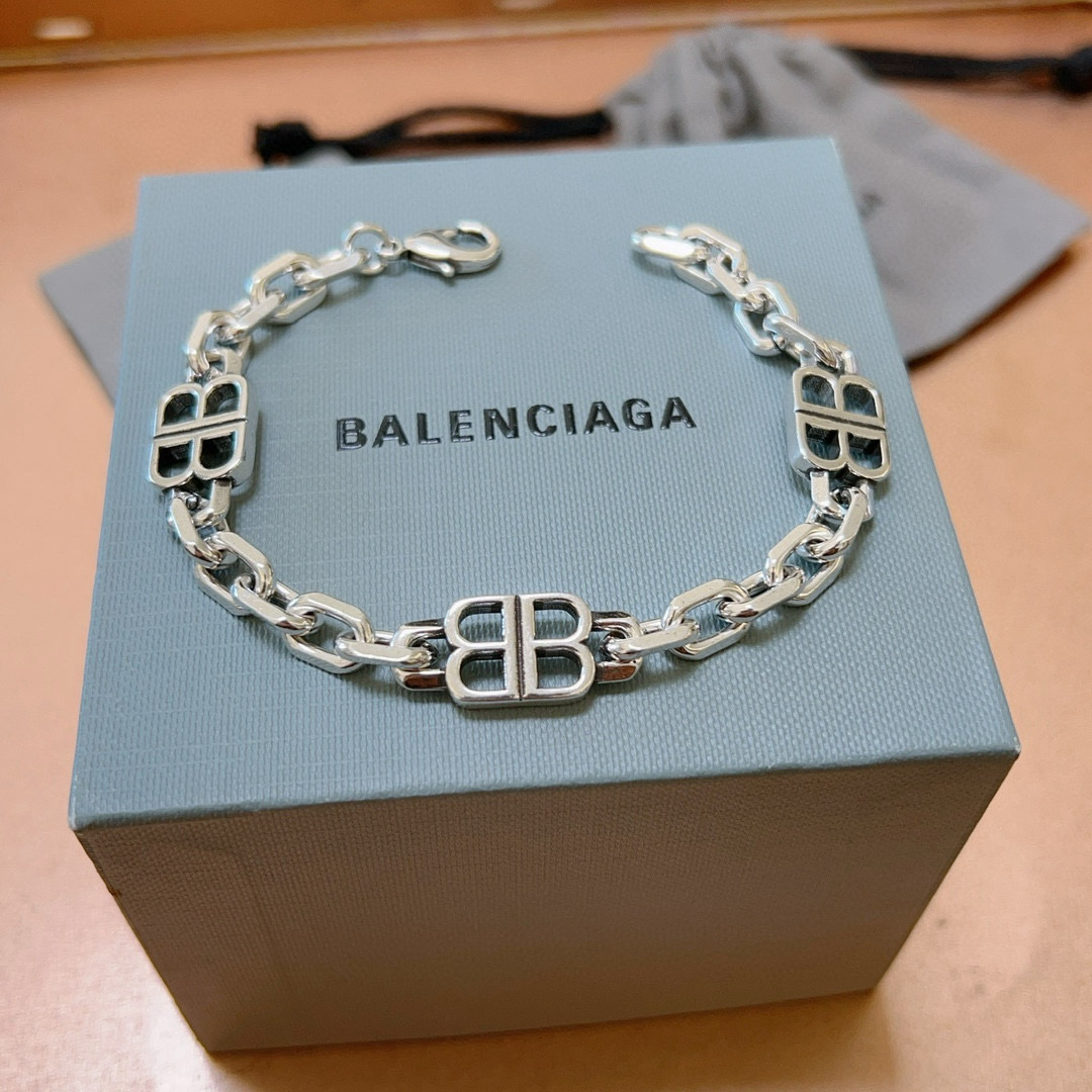 BALenciaga ブレスレット メンズ レディース 2色入 💎