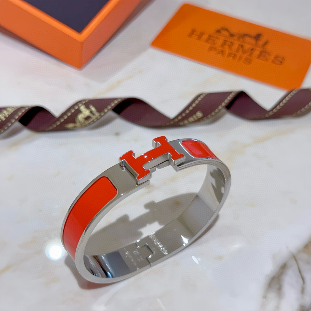エレガントな HERMES ブレスレット レッド 1色入 💎