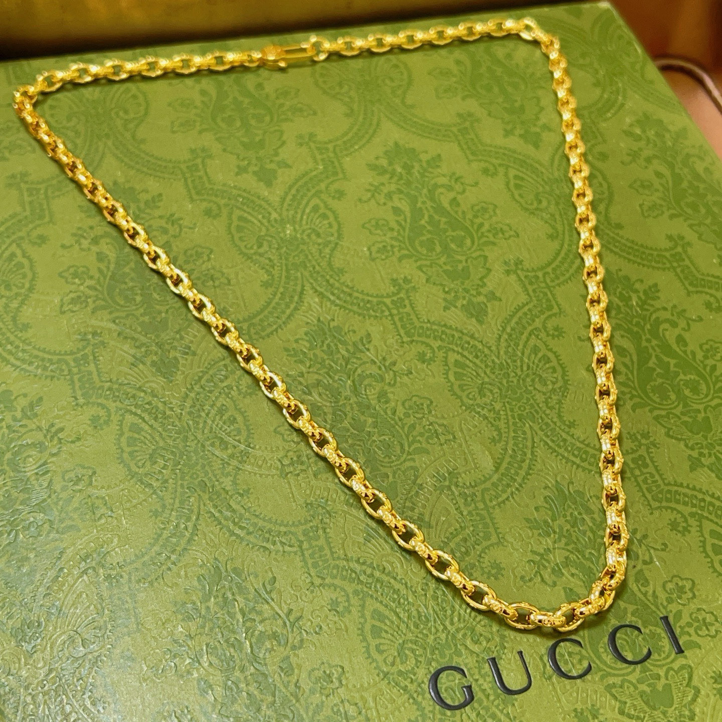 GUCCI メンズ メタルチェーンネックレス 1色入 💎