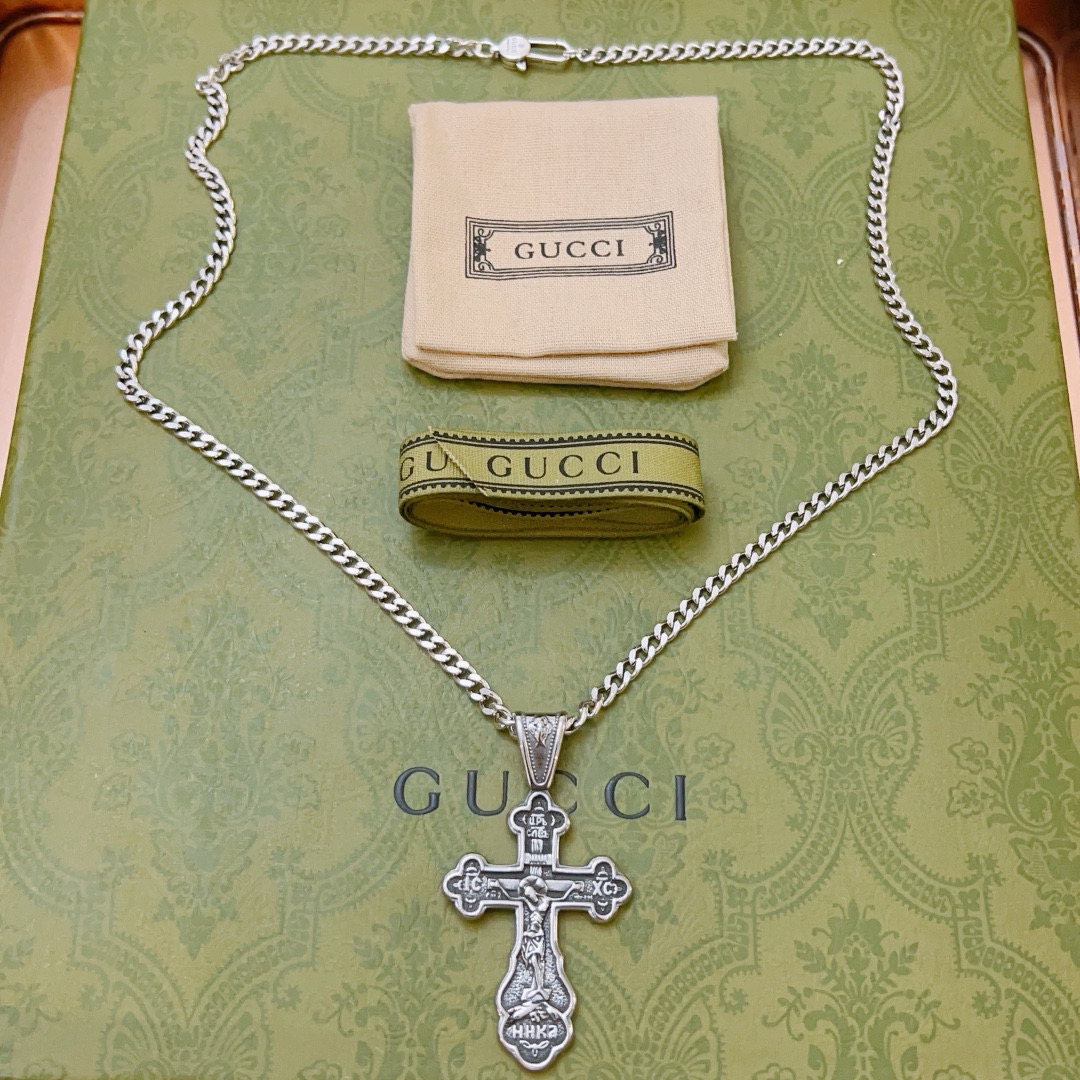 GUCCI ネックレス クロス 1色入 💎