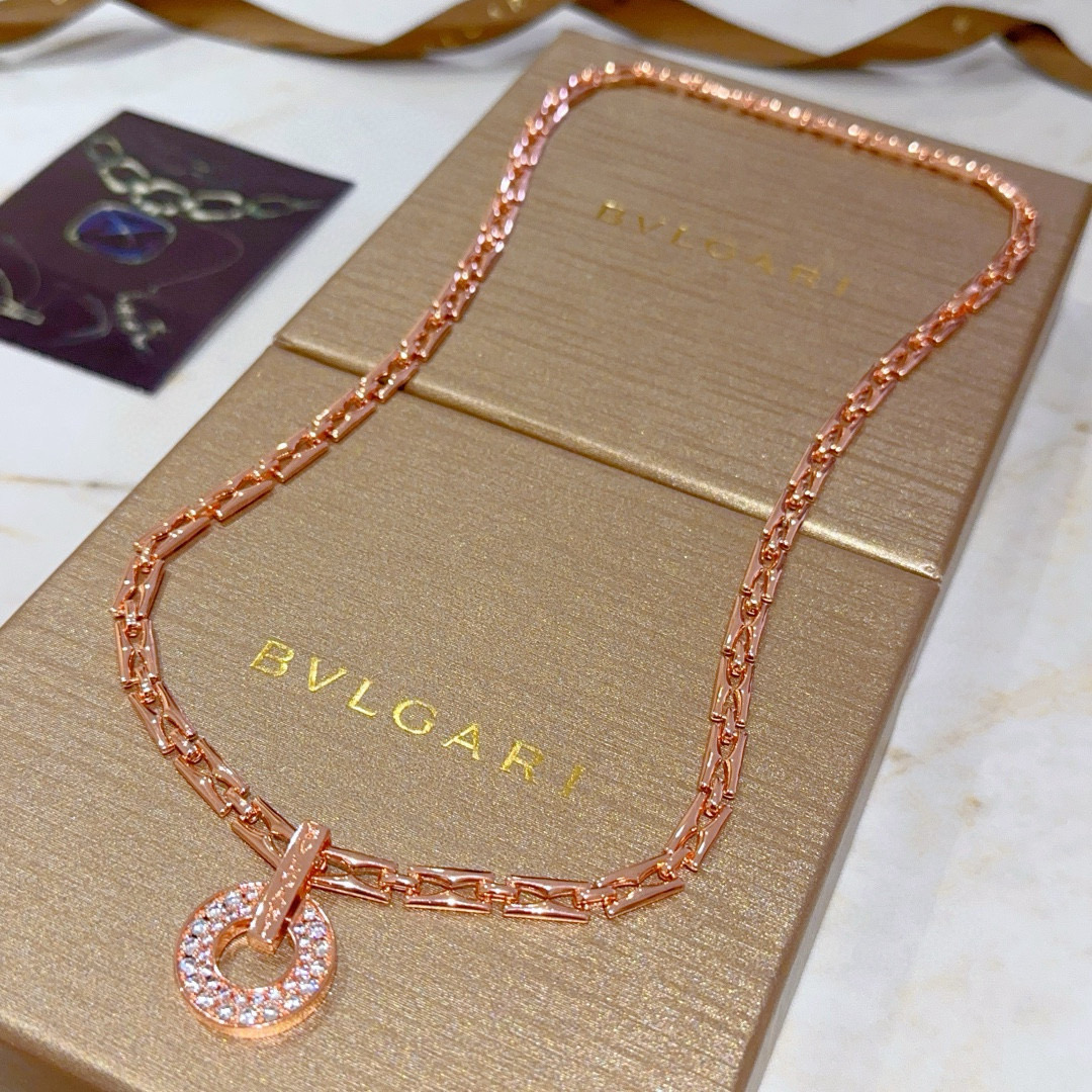 BVLGARI ネックレス ローズゴールド 1色入 💎