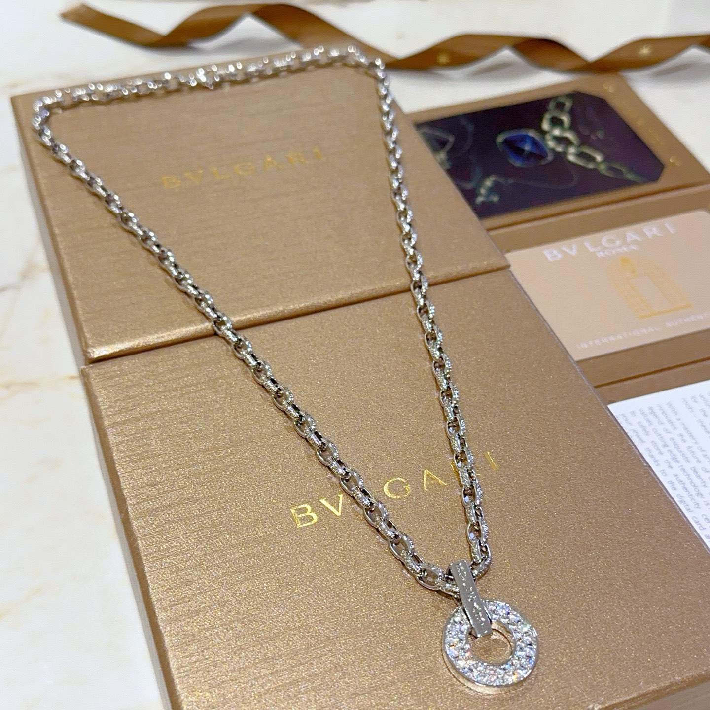 エレガントな BVLGARI ネックレス 4色入 💎