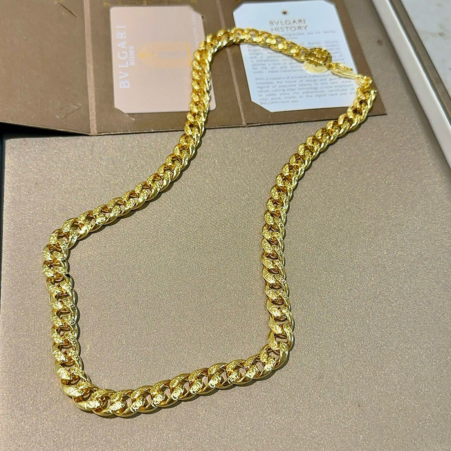 BVLGARI ネックレス 金 鎖 1本入 💎