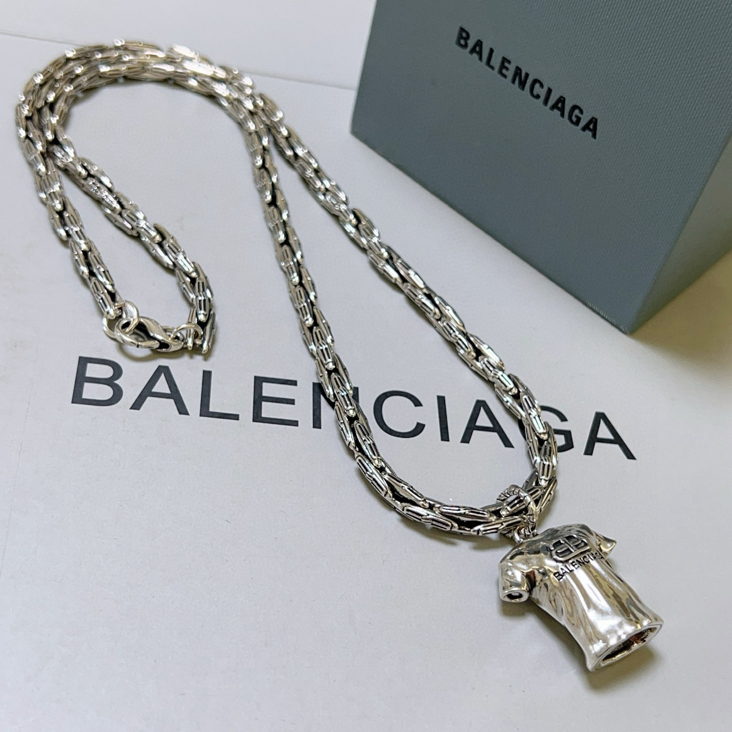 BALENCIAGA ネックレス メンズ 1色入 💎 35字符