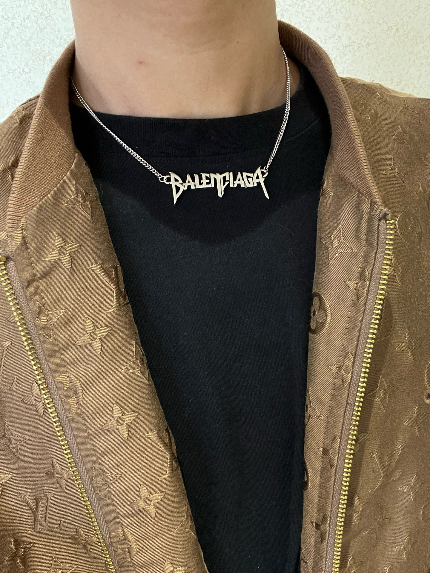 BALenciaga ネックレス メンズ ロゴ 1色入 🌟