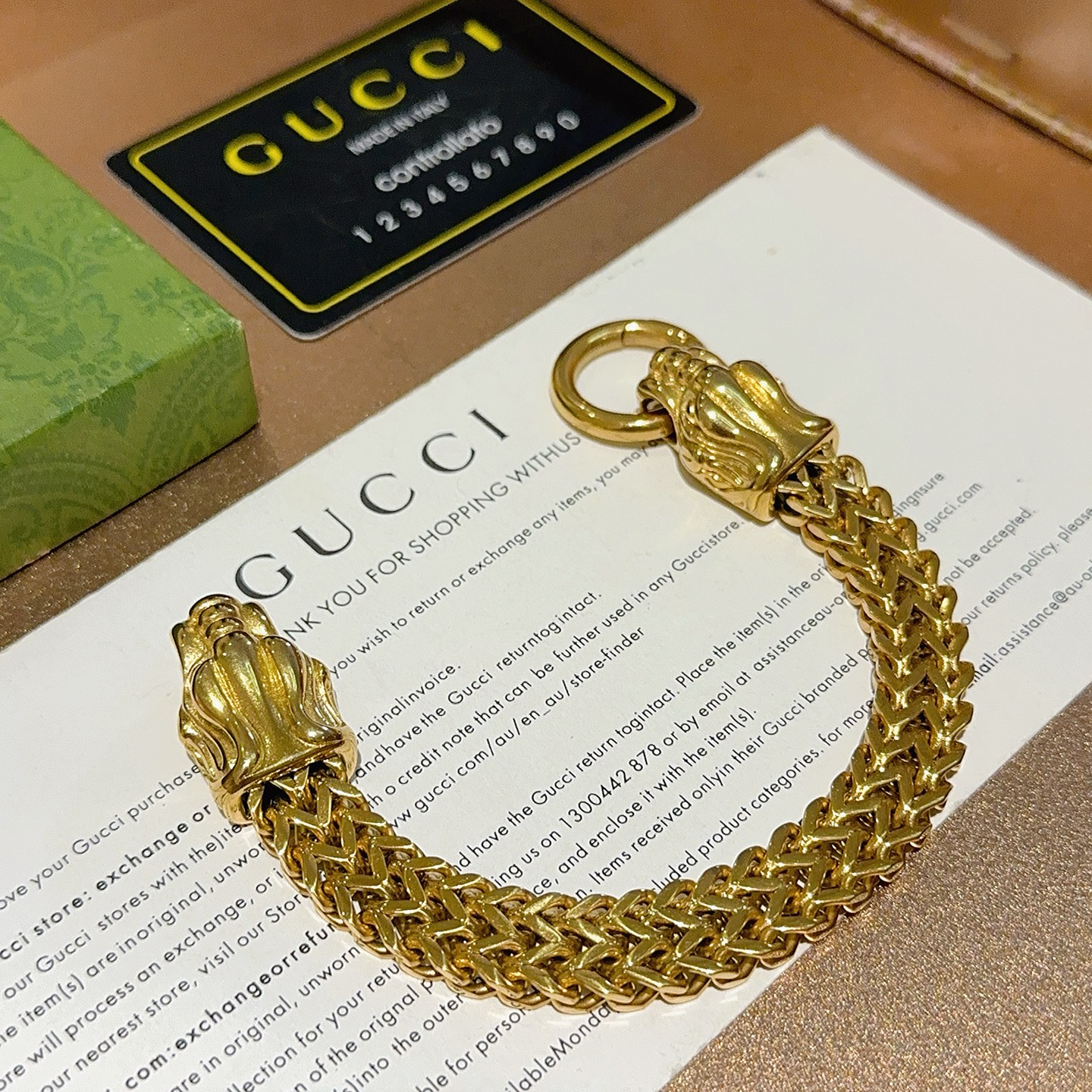 GUCCI ブレスレット 金色 2色入 💎