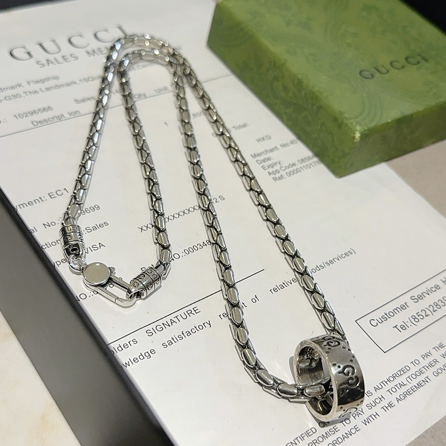 GUCCI ネックレス 1色 シルバー メンズ ギフト 🎁