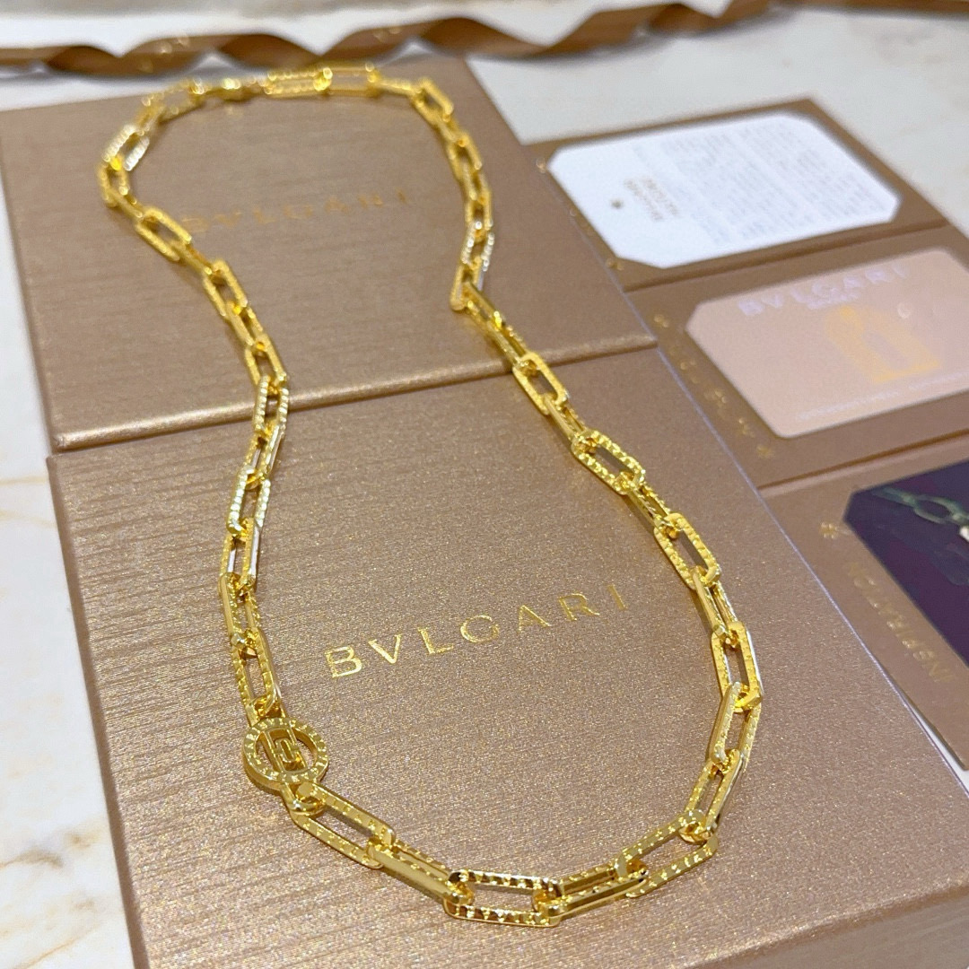 BVLGARI ネックレス メンズ レディース 金メッキ 4色入 🌟