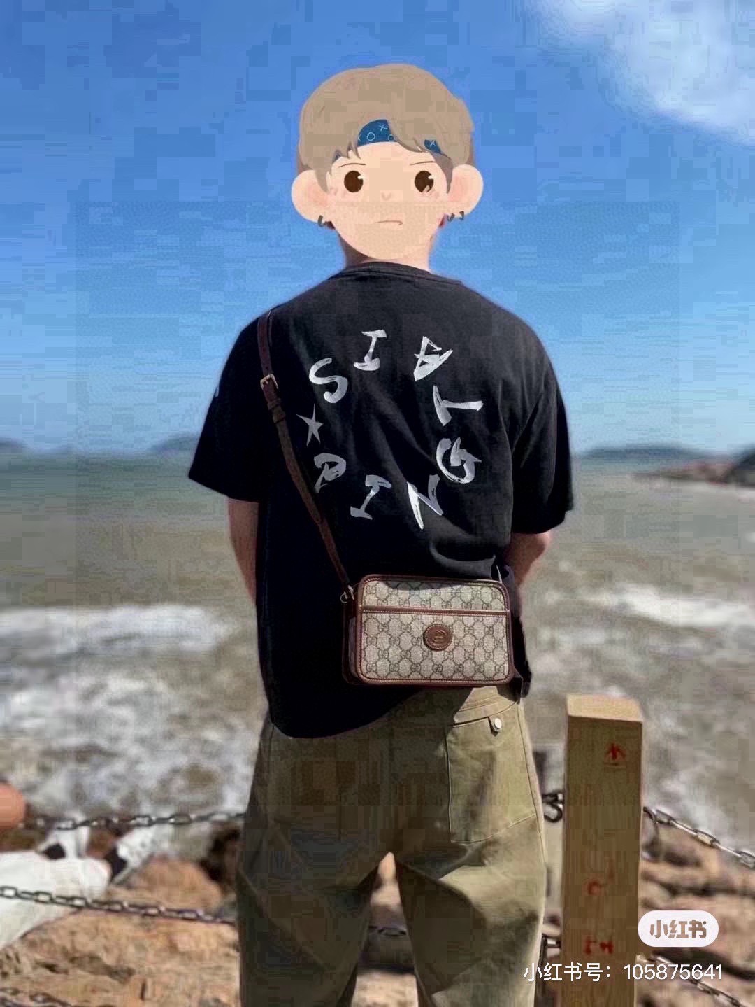 GUCCI ミニショルダーバッグ グラフィティ柄 2色入