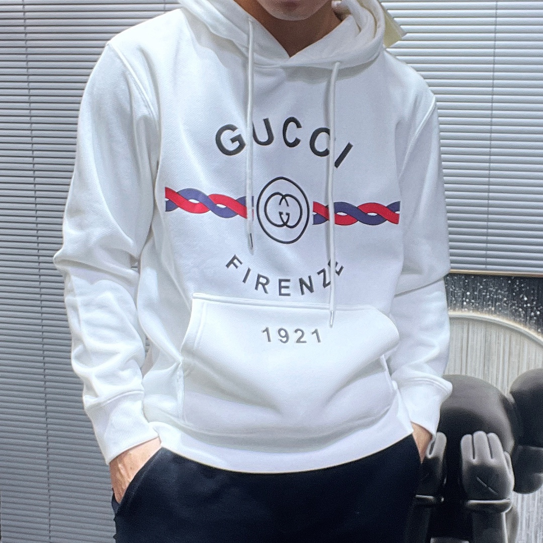 GUCCI ロゴプリント フーディー 2色入 - 画像 4
