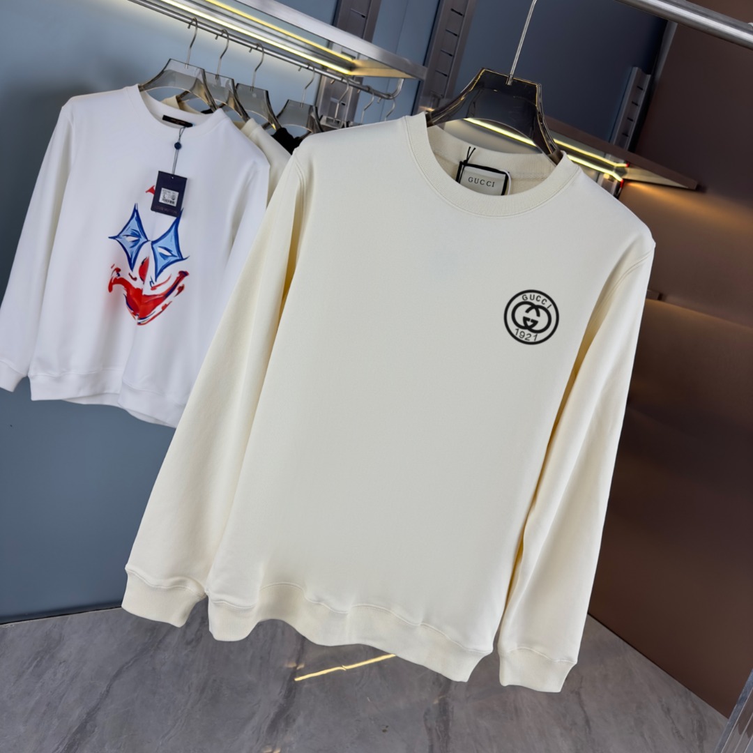 GUCCI ロゴ 半袖スウェットシャツ Lサイズ 1色 - 画像 3