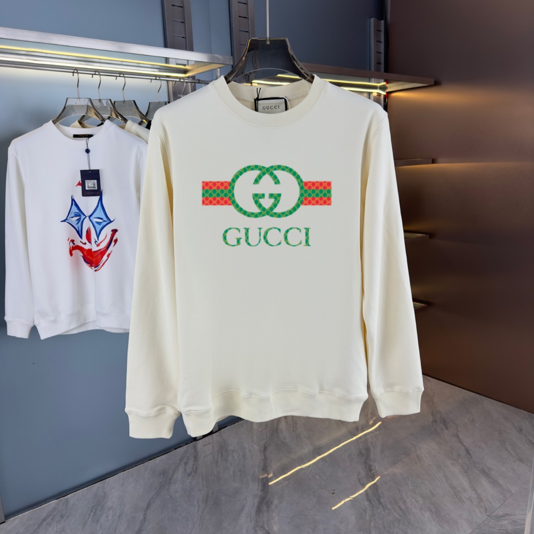 GUCCI カシミア風スウェットシャツ Lサイズ 4色入