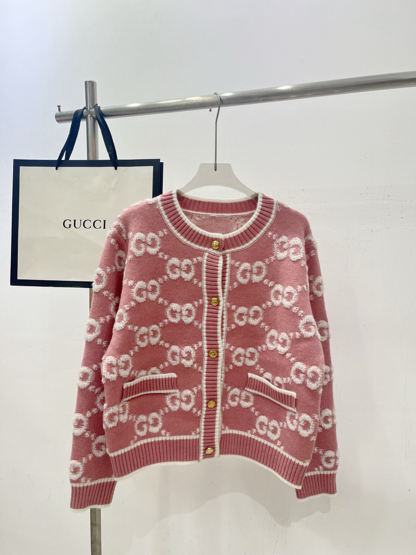 GUCCI ニットカーディガン 6色入 5枚組 レディース - 画像 6