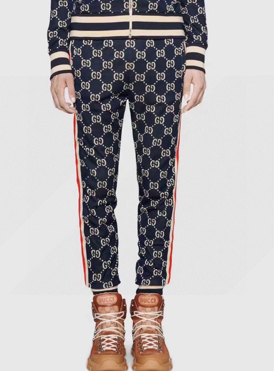 GUCCI グッチ メンズ トラックパンツ ネイビー 4色入 - 画像 3