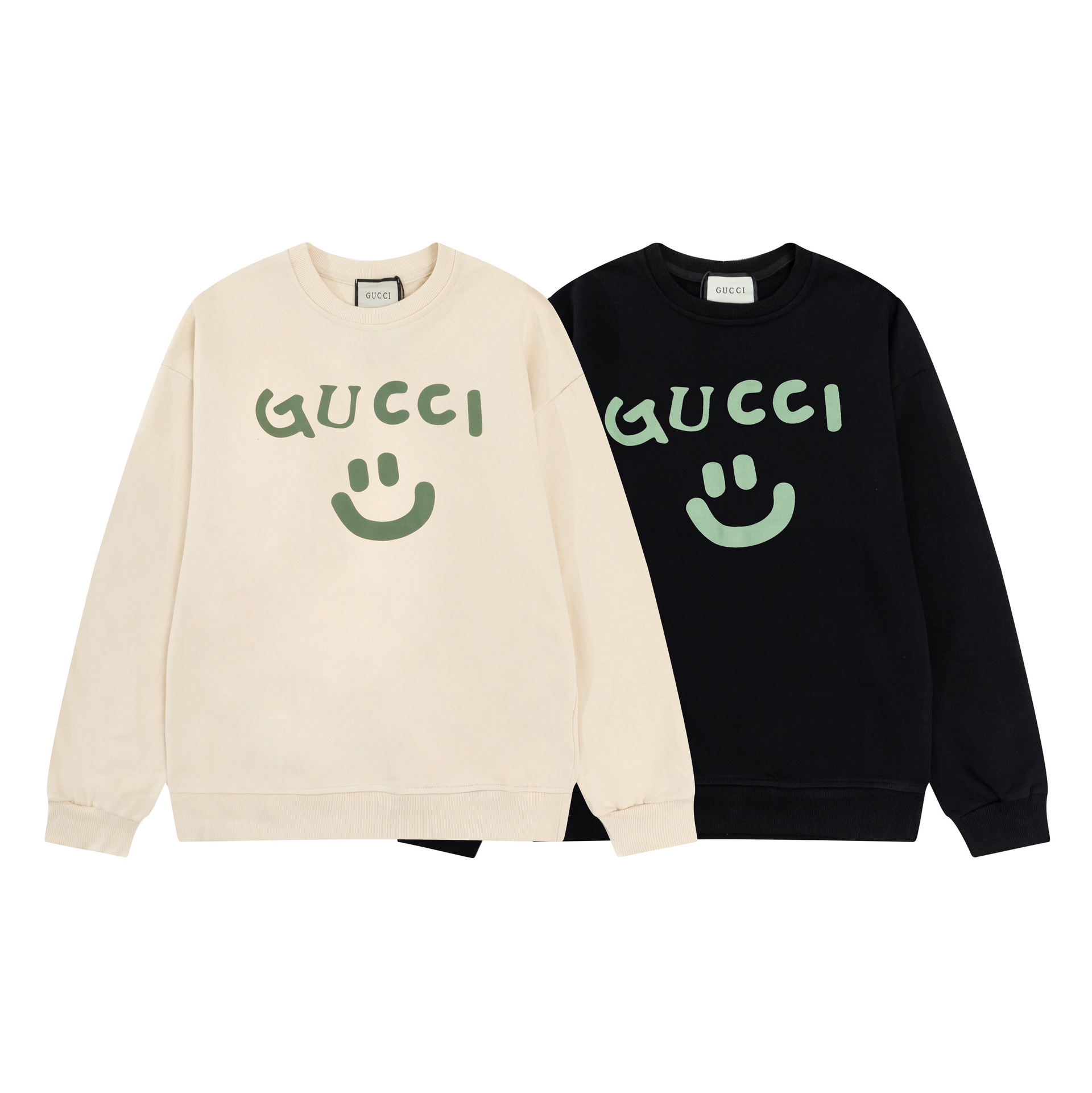 GUCCI スウェットシャツ 2色入 ロゴ パイル地 保温性あり