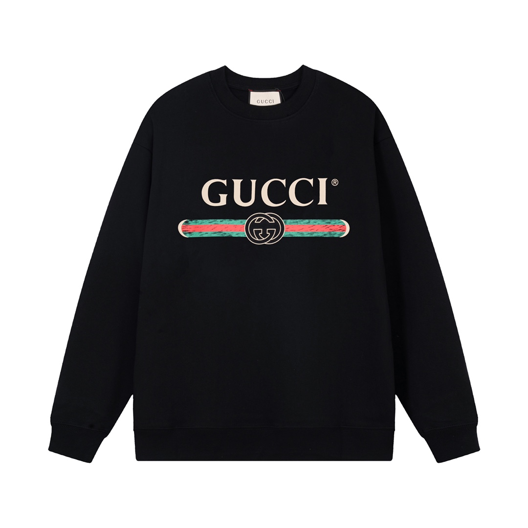 GUCCI ロゴ パーカー 黒 1色入