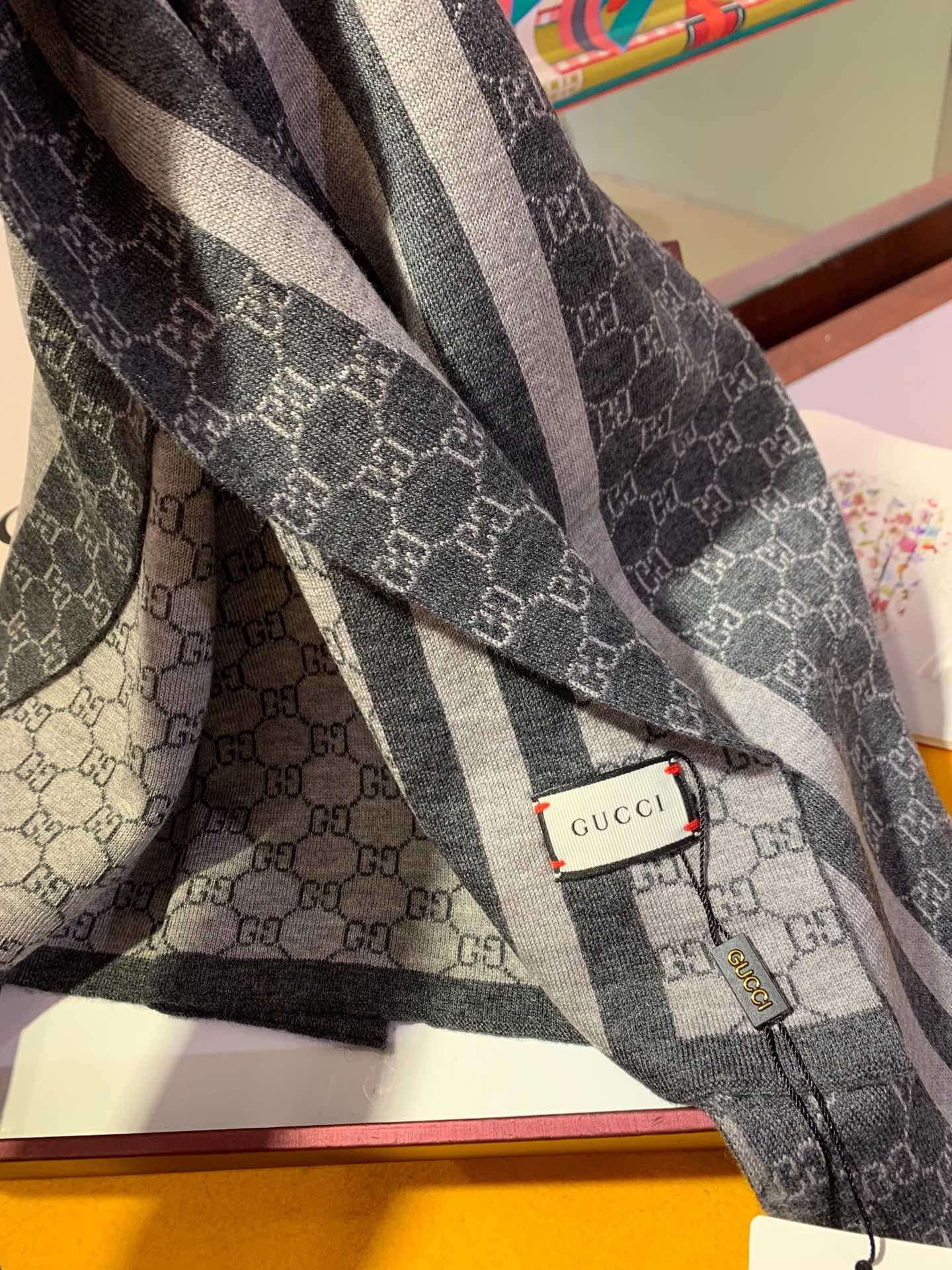 GUCCI スカーフ 3色入 メンズ レディース 保温 - 画像 5