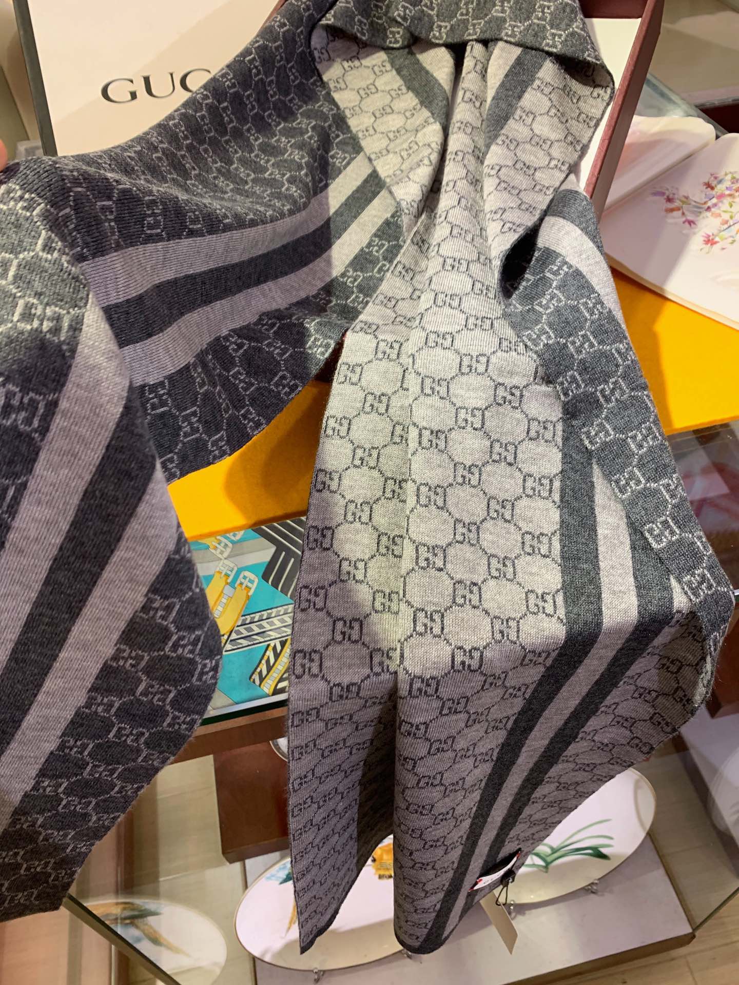 GUCCI スカーフ 3色入 メンズ レディース 保温 - 画像 7