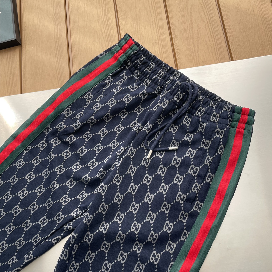 GUCCI メンズ ジョガーパンツ ネイビー 1色入 - 画像 5
