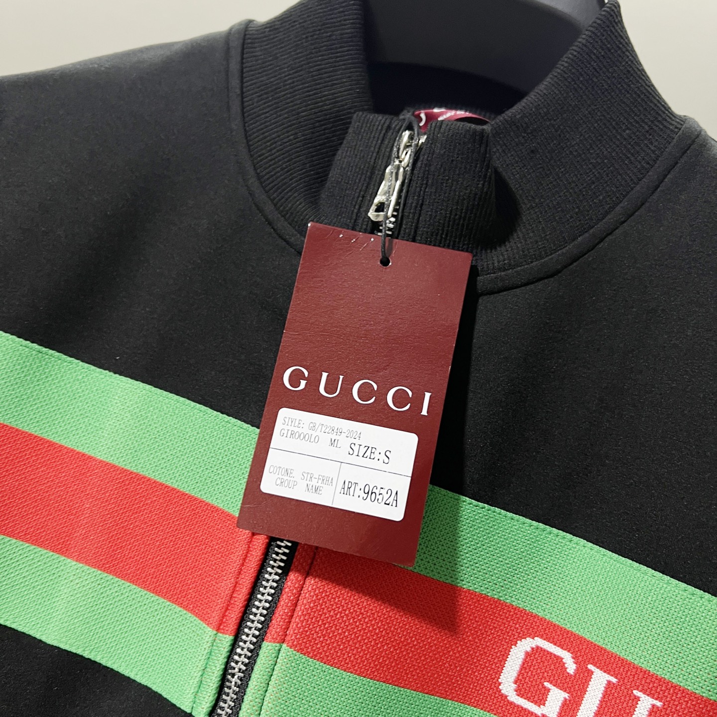 GUCCI フードなしジャケット ブラック 1色 - 画像 5