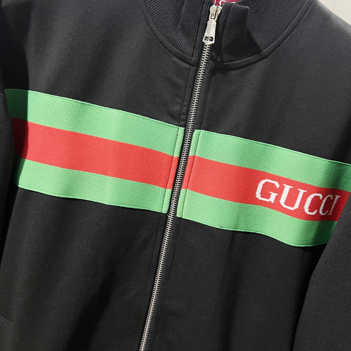 GUCCI フードなしジャケット ブラック 1色 - 画像 6
